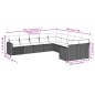 vidaXL 10-tlg. Garten-Sofagarnitur mit Kissen Beige Poly Rattan vidaXL 10-tlg. Garten-Sofagarnitur mit Kissen Beige Poly Rattan