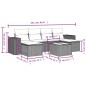 vidaXL 7-tlg. Garten-Sofagarnitur mit Kissen Beige Poly Rattan vidaXL 7-tlg. Garten-Sofagarnitur mit Kissen Beige Poly Rattan