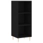 Highboard Schwarz 34,5x34x180 cm Holzwerkstoff Highboard Schwarz 34,5x34x180 cm Holzwerkstoff