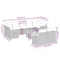 vidaXL 10-tlg. Garten-Sofagarnitur mit Kissen Beige Poly Rattan vidaXL 10-tlg. Garten-Sofagarnitur mit Kissen Beige Poly Rattan