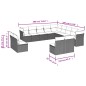 vidaXL 13-tlg. Garten-Sofagarnitur mit Kissen Schwarz Poly Rattan vidaXL 13-tlg. Garten-Sofagarnitur mit Kissen Schwarz Poly Rattan