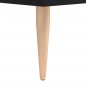 Highboard Schwarz 34,5x34x180 cm Holzwerkstoff Highboard Schwarz 34,5x34x180 cm Holzwerkstoff
