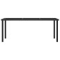 9-tlg. Garten-Essgruppe Poly Rattan Schwarz 9-tlg. Garten-Essgruppe Poly Rattan Schwarz