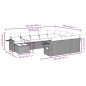 vidaXL 11-tlg. Garten-Sofagarnitur mit Kissen Schwarz Poly Rattan vidaXL 11-tlg. Garten-Sofagarnitur mit Kissen Schwarz Poly Rattan