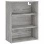 Highboard Grau Sonoma 69,5x34x180 cm Holzwerkstoff Highboard Grau Sonoma 69,5x34x180 cm Holzwerkstoff