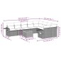 vidaXL 10-tlg. Garten-Sofagarnitur mit Kissen Beige Poly Rattan vidaXL 10-tlg. Garten-Sofagarnitur mit Kissen Beige Poly Rattan