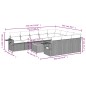 vidaXL 11-tlg. Garten-Sofagarnitur mit Kissen Beige Poly Rattan vidaXL 11-tlg. Garten-Sofagarnitur mit Kissen Beige Poly Rattan