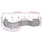 vidaXL 6-tlg. Garten-Sofagarnitur mit Kissen Beige Poly Rattan vidaXL 6-tlg. Garten-Sofagarnitur mit Kissen Beige Poly Rattan