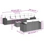 vidaXL 9-tlg. Garten-Sofagarnitur mit Kissen Schwarz Poly Rattan vidaXL 9-tlg. Garten-Sofagarnitur mit Kissen Schwarz Poly Rattan