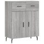 Highboard Grau Sonoma 69,5x34x180 cm Holzwerkstoff Highboard Grau Sonoma 69,5x34x180 cm Holzwerkstoff