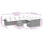 vidaXL 10-tlg. Garten-Sofagarnitur mit Kissen Beige Poly Rattan vidaXL 10-tlg. Garten-Sofagarnitur mit Kissen Beige Poly Rattan