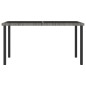 vidaXL 5-tlg. Garten-Essgruppe Poly Rattan Grau vidaXL 5-tlg. Garten-Essgruppe Poly Rattan Grau