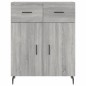 Highboard Grau Sonoma 69,5x34x180 cm Holzwerkstoff Highboard Grau Sonoma 69,5x34x180 cm Holzwerkstoff