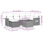 vidaXL 7-tlg. Garten-Sofagarnitur mit Kissen Beige Poly Rattan vidaXL 7-tlg. Garten-Sofagarnitur mit Kissen Beige Poly Rattan