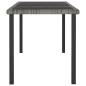 vidaXL 7-tlg. Garten-Essgruppe Poly Rattan Grau vidaXL 7-tlg. Garten-Essgruppe Poly Rattan Grau