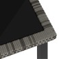 vidaXL 7-tlg. Garten-Essgruppe Poly Rattan Grau vidaXL 7-tlg. Garten-Essgruppe Poly Rattan Grau