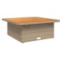 vidaXL 5-tlg. Garten-Essgruppe mit Kissen Beige Poly Rattan vidaXL 5-tlg. Garten-Essgruppe mit Kissen Beige Poly Rattan