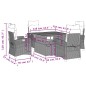 vidaXL 5-tlg. Garten-Essgruppe mit Kissen Beige Poly Rattan vidaXL 5-tlg. Garten-Essgruppe mit Kissen Beige Poly Rattan