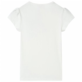 Kinder-T-Shirt Ecru 104