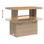 vidaXL 2-tlg. Garten-Essgruppe mit Kissen Beige Poly Rattan vidaXL 2-tlg. Garten-Essgruppe mit Kissen Beige Poly Rattan