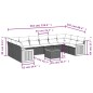 vidaXL 11-tlg. Garten-Sofagarnitur mit Kissen Beige Poly Rattan vidaXL 11-tlg. Garten-Sofagarnitur mit Kissen Beige Poly Rattan