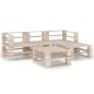 5-tlg. Garten-Lounge-Set aus Paletten Kiefernholz 5-tlg. Garten-Lounge-Set aus Paletten Kiefernholz