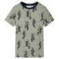 Kinderpyjama mit Kurzen Ärmeln Hellkhaki 116 Kinderpyjama mit Kurzen Ärmeln Hellkhaki 116