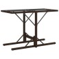 vidaXL 3-tlg. Bistro-Set mit Kissen Braun Poly Rattan vidaXL 3-tlg. Bistro-Set mit Kissen Braun Poly Rattan