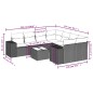 vidaXL 9-tlg. Garten-Sofagarnitur mit Kissen Beige Poly Rattan vidaXL 9-tlg. Garten-Sofagarnitur mit Kissen Beige Poly Rattan