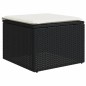 vidaXL 11-tlg. Garten-Sofagarnitur mit Kissen Schwarz Poly Rattan vidaXL 11-tlg. Garten-Sofagarnitur mit Kissen Schwarz Poly Rattan