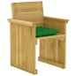 vidaXL 5-tlg. Garten-Essgruppe mit Kissen Imprägniertes Kiefernholz vidaXL 5-tlg. Garten-Essgruppe mit Kissen Imprägniertes Kiefernholz