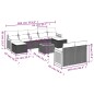 vidaXL 10-tlg. Garten-Sofagarnitur mit Kissen Schwarz Poly Rattan vidaXL 10-tlg. Garten-Sofagarnitur mit Kissen Schwarz Poly Rattan