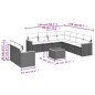 vidaXL 10-tlg. Garten-Sofagarnitur mit Kissen Beige Poly Rattan vidaXL 10-tlg. Garten-Sofagarnitur mit Kissen Beige Poly Rattan