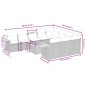 vidaXL 11-tlg. Garten-Sofagarnitur mit Kissen Schwarz Poly Rattan vidaXL 11-tlg. Garten-Sofagarnitur mit Kissen Schwarz Poly Rattan