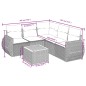 vidaXL 6-tlg. Garten-Sofagarnitur mit Kissen Grau Poly Rattan vidaXL 6-tlg. Garten-Sofagarnitur mit Kissen Grau Poly Rattan