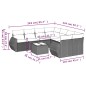 vidaXL 9-tlg. Garten-Sofagarnitur mit Kissen Beige Poly Rattan vidaXL 9-tlg. Garten-Sofagarnitur mit Kissen Beige Poly Rattan
