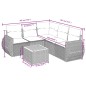 vidaXL 6-tlg. Garten-Sofagarnitur mit Kissen Beige Poly Rattan vidaXL 6-tlg. Garten-Sofagarnitur mit Kissen Beige Poly Rattan