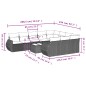 vidaXL 11-tlg. Garten-Sofagarnitur mit Kissen Schwarz Poly Rattan vidaXL 11-tlg. Garten-Sofagarnitur mit Kissen Schwarz Poly Rattan