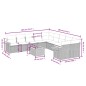 vidaXL 11-tlg. Garten-Sofagarnitur mit Kissen Beige Poly Rattan vidaXL 11-tlg. Garten-Sofagarnitur mit Kissen Beige Poly Rattan
