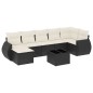 vidaXL 8-tlg. Garten-Sofagarnitur mit Kissen Schwarz Poly Rattan vidaXL 8-tlg. Garten-Sofagarnitur mit Kissen Schwarz Poly Rattan