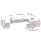 vidaXL 10-tlg. Garten-Sofagarnitur mit Kissen Schwarz Poly Rattan vidaXL 10-tlg. Garten-Sofagarnitur mit Kissen Schwarz Poly Rattan