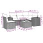 vidaXL 6-tlg. Garten-Sofagarnitur mit Kissen Beige Poly Rattan vidaXL 6-tlg. Garten-Sofagarnitur mit Kissen Beige Poly Rattan