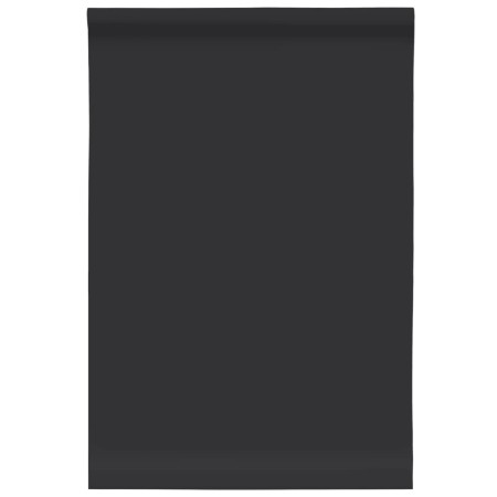 vidaXL Möbelfolie Selbstklebend Mattschwarz 90x500 cm PVC