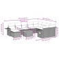 vidaXL 11-tlg. Garten-Sofagarnitur mit Kissen Schwarz Poly Rattan vidaXL 11-tlg. Garten-Sofagarnitur mit Kissen Schwarz Poly Rattan