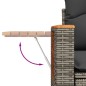 vidaXL 6-tlg. Garten-Sofagarnitur mit Kissen Grau Poly Rattan vidaXL 6-tlg. Garten-Sofagarnitur mit Kissen Grau Poly Rattan