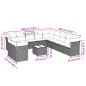 vidaXL 12-tlg. Garten-Sofagarnitur mit Kissen Schwarz Poly Rattan vidaXL 12-tlg. Garten-Sofagarnitur mit Kissen Schwarz Poly Rattan