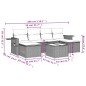 vidaXL 7-tlg. Garten-Sofagarnitur mit Kissen Beige Poly Rattan vidaXL 7-tlg. Garten-Sofagarnitur mit Kissen Beige Poly Rattan