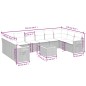 vidaXL 11-tlg. Garten-Sofagarnitur mit Kissen Schwarz Poly Rattan vidaXL 11-tlg. Garten-Sofagarnitur mit Kissen Schwarz Poly Rattan