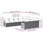 vidaXL 10-tlg. Garten-Sofagarnitur mit Kissen Beige Poly Rattan vidaXL 10-tlg. Garten-Sofagarnitur mit Kissen Beige Poly Rattan