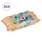 vidaXL Feuchttücher 14 Packungen 840 Tücher vidaXL Feuchttücher 14 Packungen 840 Tücher
